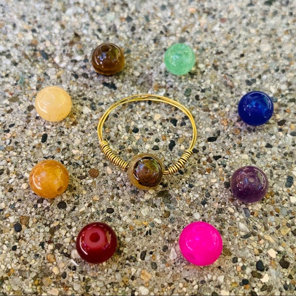 ✨HANDMADE GEMSTONE RINGS✨ - Picture 5 of 6